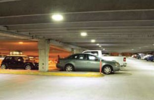 Освещение подземного гаража светильниками на основе СД