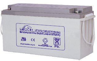 LPG12-140, Герметизированные батареи серии LPG, выполненные по GEL-технологии