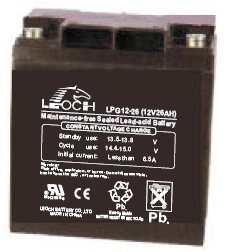 LPG12-26, Герметизированные батареи серии LPG, выполненные по GEL-технологии