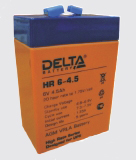 Delta_HR6-4,5, Свинцово-кислотные аккумуляторы