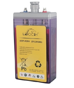6 OPzS300, OPzS - элементы фирмы LEOCH, относятся к малообслуживаемым свинцовым батареям.