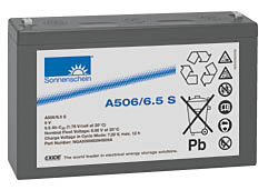 A506/6.5 S, Промышленные аккумуляторы