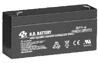 BP3-6, Герметизированные клапанно-регулируемые необслуживаемые свинцово-кислотные аккумуляторные батареи