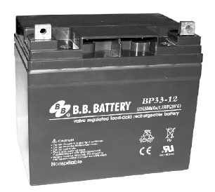 BP33-12(F), Герметизированные клапанно-регулируемые необслуживаемые свинцово-кислотные аккумуляторные батареи