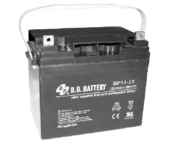 BP33-12(H), Герметизированные клапанно-регулируемые необслуживаемые свинцово-кислотные аккумуляторные батареи
