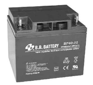 BP40-12, Герметизированные клапанно-регулируемые необслуживаемые свинцово-кислотные аккумуляторные батареи