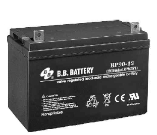 BP90-12, Герметизированные клапанно-регулируемые необслуживаемые свинцово-кислотные аккумуляторные батареи