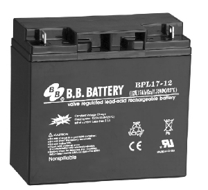 BPL17-12, Герметизированные клапанно-регулируемые необслуживаемые свинцово-кислотные аккумуляторные батареи