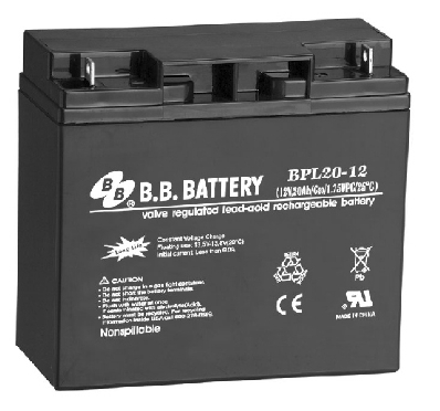 BPL20-12, Герметизированные клапанно-регулируемые необслуживаемые свинцово-кислотные аккумуляторные батареи