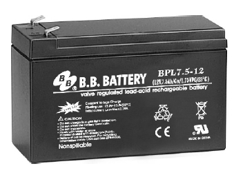 BPL7.5-12, Герметизированные клапанно-регулируемые необслуживаемые свинцово-кислотные аккумуляторные батареи