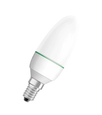 DECO CL B GN, Светодиодная лампа 1.2Вт, зеленого цвета, цоколь E14, колба матированная