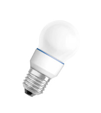 DECO CL P BL, Светодиодная лампа 1.2Вт, синего цвета, цоколь E27, колба матированная