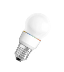 DECO CL P CC/CS, Светодиодная лампа 0.5Вт, с прерыванием изменения цвета, цоколь E27, колба матированная