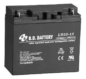 EB20-12, Герметизированные клапанно-регулируемые необслуживаемые свинцово-кислотные аккумуляторные батареи