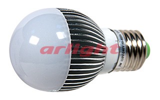 ECOLAMP E27 A5-3x1WB CW G50, Светодиодная лампа 3Вт, белый холодный свет, цоколь E27