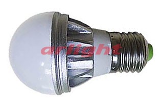 ECOLAMP E27 A5-3x1WBN W G50, Светодиодная лампа 4.5Вт, белый свет, цоколь E27
