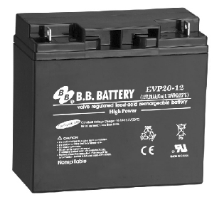 EVP20-12, Герметизированные клапанно-регулируемые необслуживаемые свинцово-кислотные аккумуляторные батареи