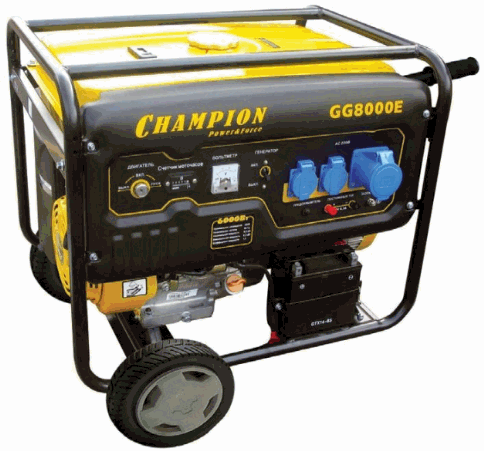 GG8000E, Бензиновый генератор Champion GG8000E