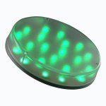 Micro-Lynx LED 1.5W Green Clear, Светодиодная лампа 1.5Вт, зеленый цвет, цоколь GX53, покрытие лампы прозрачное