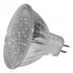 24 LED Spot MR16 12V WW, Светодиодная лампа 1.4Вт, теплый белый свет, цоколь GU5.3