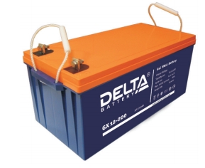 Delta GX12-200, Свинцово-кислотные аккумуляторы, выполненные по технологии GEL