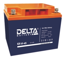 Delta_GX12-45, Свинцово-кислотные аккумуляторы, выполненные по технологии GEL