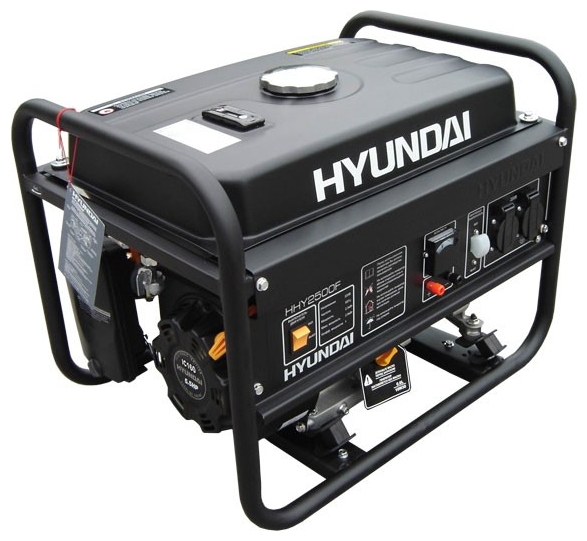 HHY 2500F, Генератор бензиновый Hyundai HHY 2500F, 2.2 кВт, 15 л, 1.3л/час