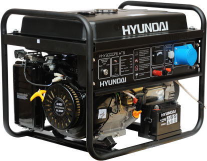 HHY 9000FE ATS, Генератор бензиновый Hyundai HHY 9000FE ATS, 5.9 кВт, 25 л, 2л/час