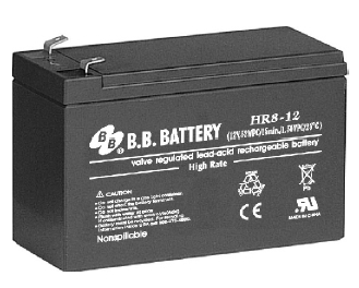 HR8-12, Герметизированные клапанно-регулируемые необслуживаемые свинцово-кислотные аккумуляторные батареи
