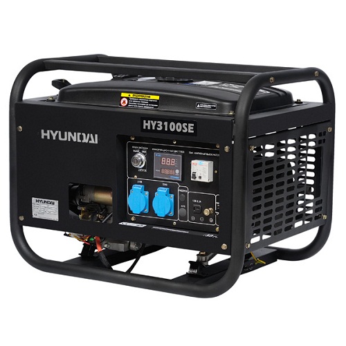 HY 3100SE, Генератор бензиновый Hyundai HY 3100SE, 2.5 кВт, 13 л, 0.9 л/час
