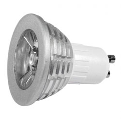 3 Watt HighPower LED Spot GU10 W, Светодиодная лампа 3Вт, теплый белый свет, цоколь GU10