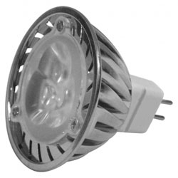 3x1W HighPower LED Spot MR16 12V, Светодиодная лампа 3,5Вт, дневной белый свет, цоколь GU5.3