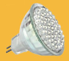 JCDR-220V-54L-W, Лампа светодиодная 2.7Вт, белый свет, цоколь GU5.3