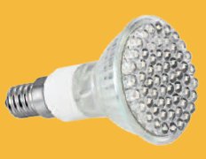 JDR-E14-54L-WW, Лампа светодиодная 2.7Вт, белый теплый свет, цоколь E14