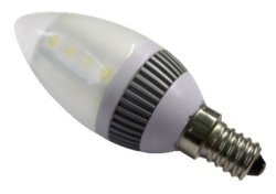 KALU 3.5W SMD Kerze E14 WW, Светодиодная лампа 3.5Вт, теплый белый свет, цоколь E14