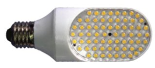 LSM-66D-03W-L-E27, Светодиодная лампа 3.3Вт, теплый белый свет, цоколь E27, тип лопасть, 66 светодиодов