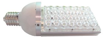 LSM-28D-28W-L-E40, Светодиодная лампа 28Вт, теплый белый свет, цоколь E40, тип лопасть, 28 светодиодов