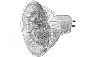 LED SPOT MR16, 20 Led 12V, Светодиодная лампа, белого цвета, цоколь GU5.3