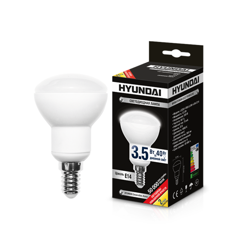 R50-3.5W-4.5K-E14, Светодиодная лампа R50-3.5W-4.5K-E14