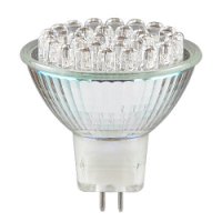 JCDR LED 30 CW, Светодиодная лампа 1.5Вт, холодный белый цвет, 30 светодиодов, цоколь GU5.3