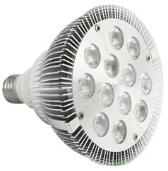 ЛМС-12-12, Светодиодная алюминиевая лампа 12Вт, цоколь E27, 12 светодиодов