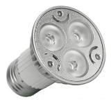 ЛМС-3-E26, Светодиодная алюминиевая лампа 3Вт, цоколь E26, 3 светодиодов