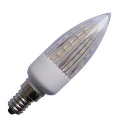 ЛМС30-1, Светодиодная алюминиевая лампа 1.5Вт, цоколь E14, 30 светодиодов, аналог лампе накаливания 25Вт