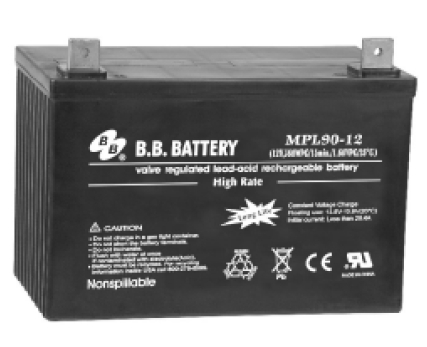 MPL90-12, Герметизированные клапанно-регулируемые необслуживаемые свинцово-кислотные аккумуляторные батареи