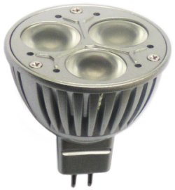 EL-PB16-3W2E CW, Светодиодная лампа 3Вт, цоколь GU5.3, тип MR16