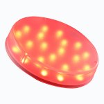 Micro-Lynx LED 1.5W Red Clear, Светодиодная лампа 1.5Вт, красный цвет, цоколь GX53, покрытие лампы прозрачное